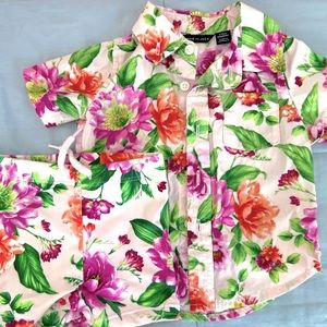 Cutest matching swim set .. could be unisex, sold as boys.